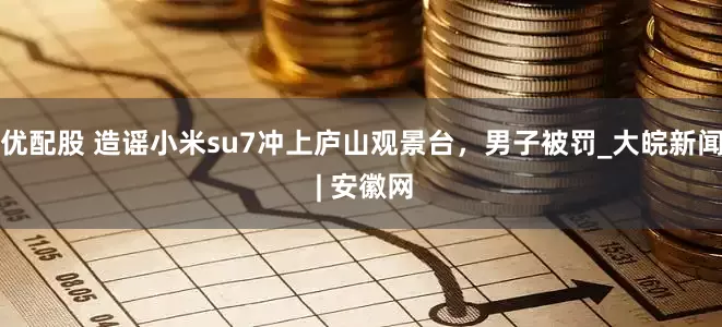 优配股 造谣小米su7冲上庐山观景台，男子被罚_大皖新闻 | 安徽网