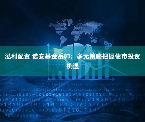 泓利配资 诺安基金岳帅：多元策略把握债市投资机遇